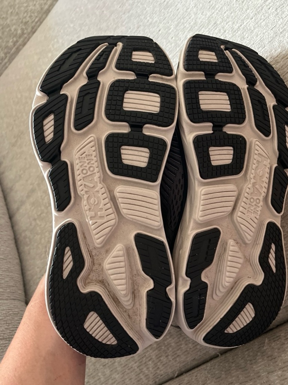HOKA one one Bondi Men's Gray Running Shoes - Picture 6 of 6